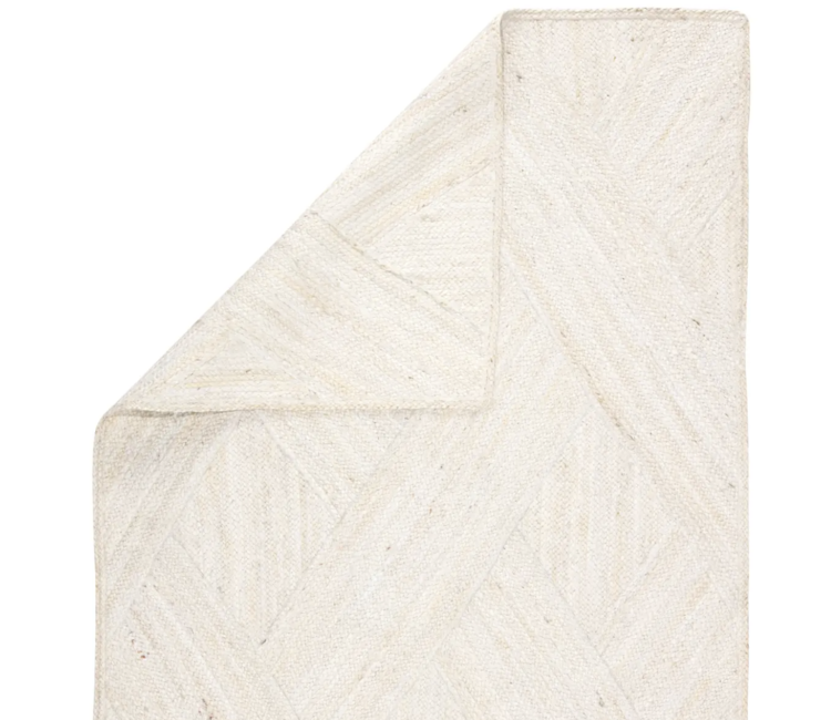 Naturals Vero Jute Rug in marshmallow or pebble