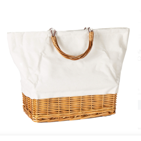 Willow & Fabric Cooler Bag (2 colours)