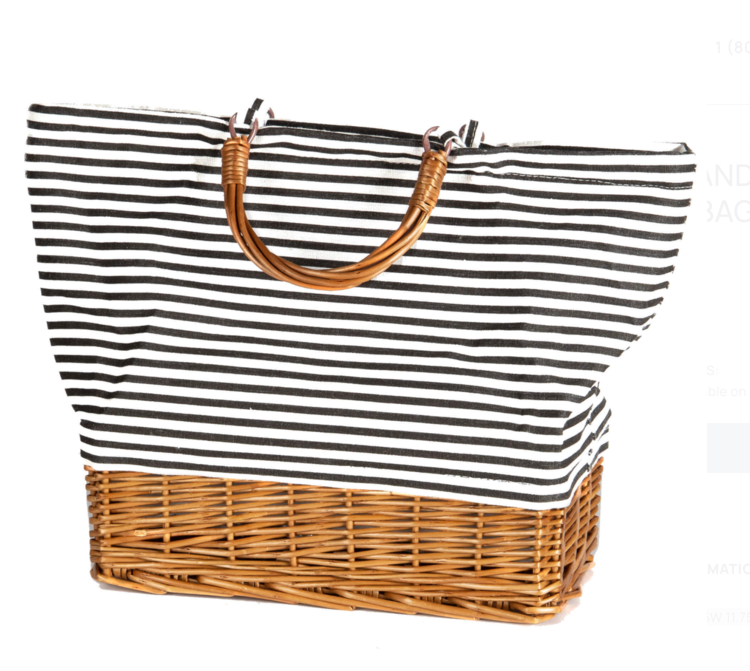 Willow & Fabric Cooler Bag