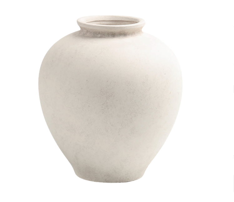 White Terracotta Vase