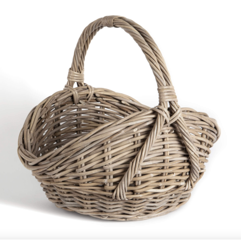 High Side Rattan Basket