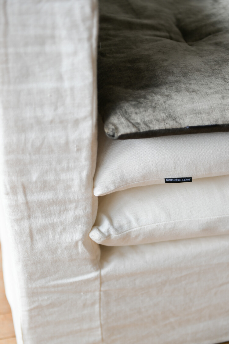 Bérengère Leroy Boheme Linen Sofa by Bérengere Leroy