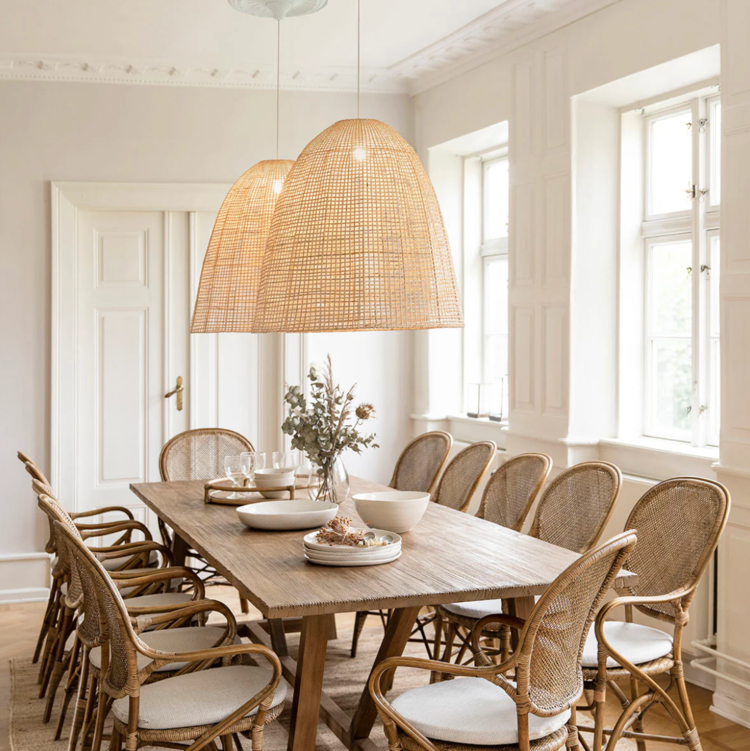 Sika Design Showroom Rattan Lamp