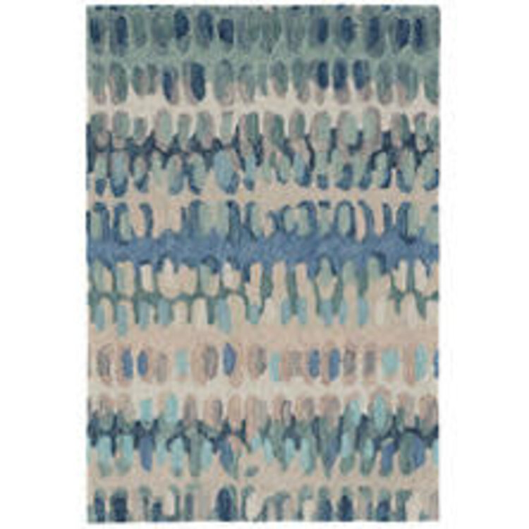Paint Chip Hand Micro Hooked Wool Rug
