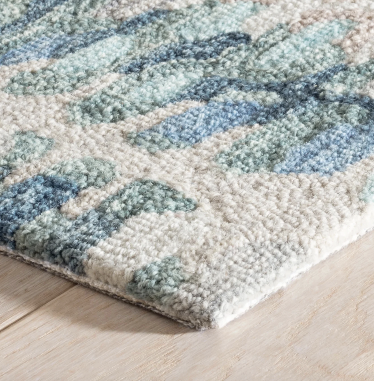 Paint Chip Hand Micro Hooked Wool Rug