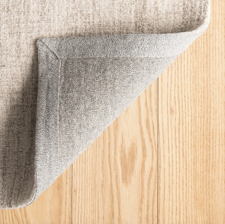 Dash&Albert Crosshatch Micro Hooked Wool Rug