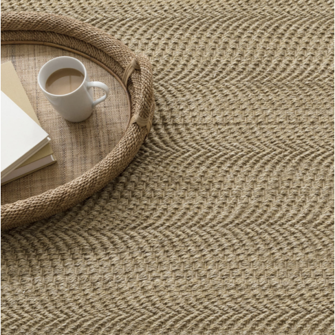 Sisal Wave Natural Rug (currently on display)