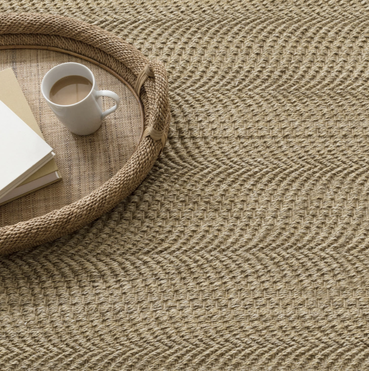 Sisal Wave Natural Woven Rug