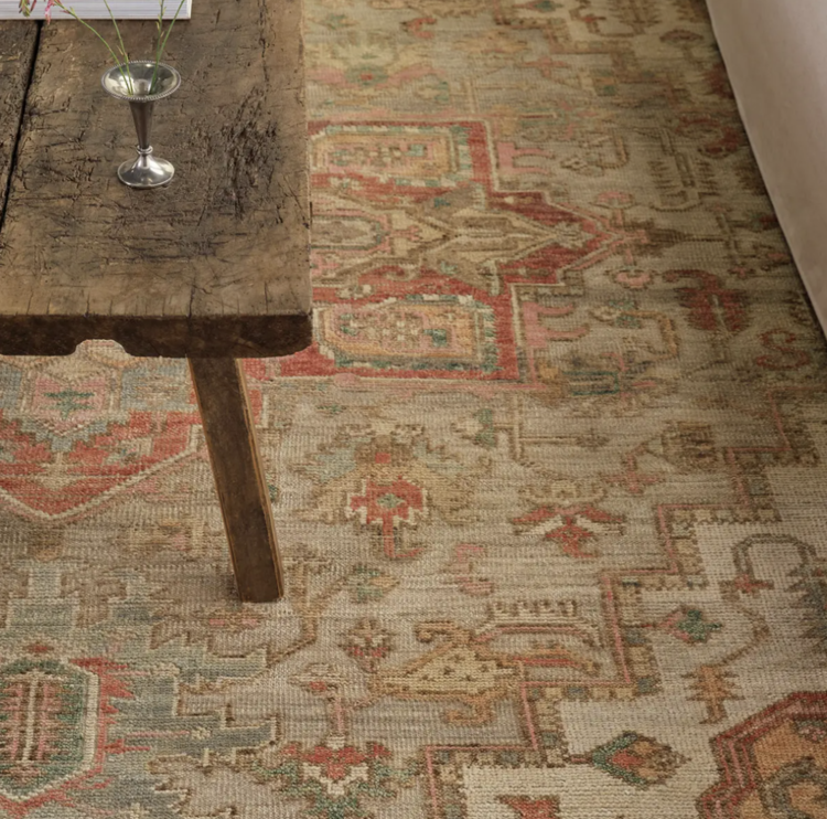 Cicek Hand-Knotted Wool Rug