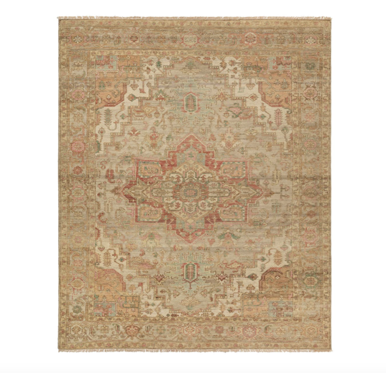Cicek Hand-Knotted Wool Rug