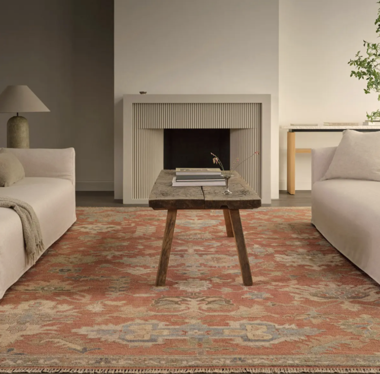 Cicek Hand-Knotted Wool Rug