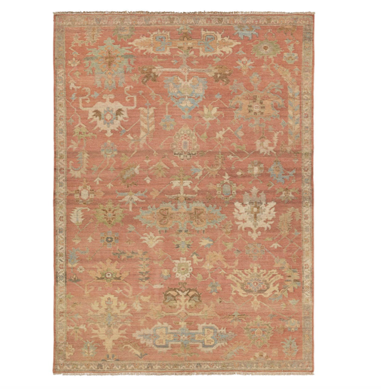 Cicek Hand-Knotted Wool Rug