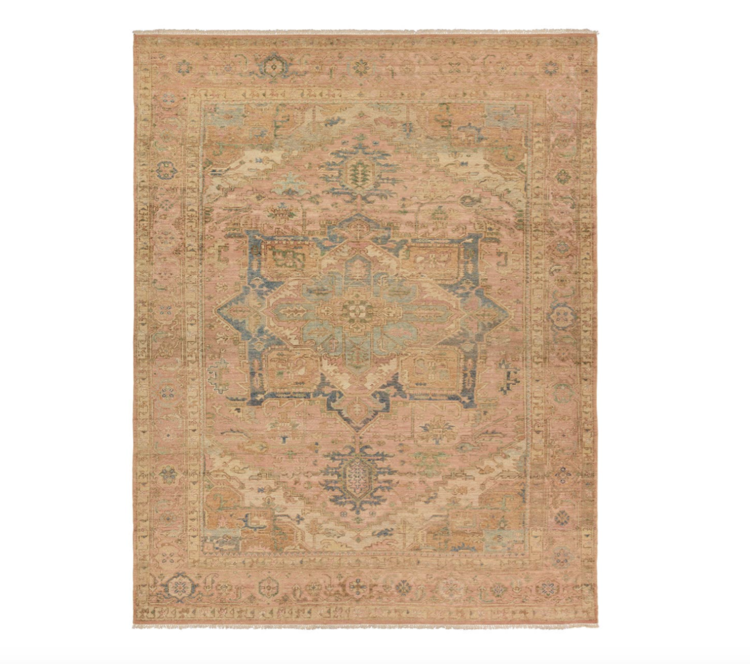 Cicek Hand-Knotted Wool Rug