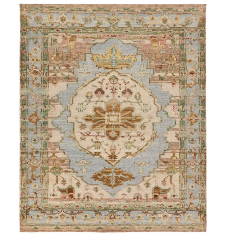 Jinsen Ziba Hand-Knotted Wool Rug (3x10 in stock)