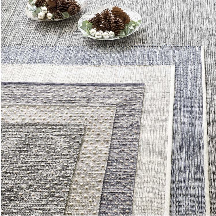 Dash&Albert Tideline Navy Indoor/Outdoor Rug