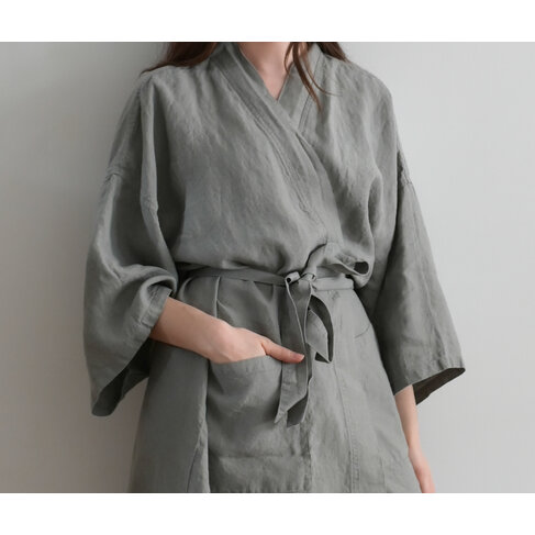 French Linen Robe (multiple colours/patterns)
