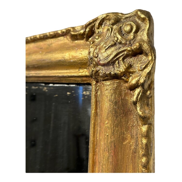 Antique Small Antique Swedish Gilt Mirror II