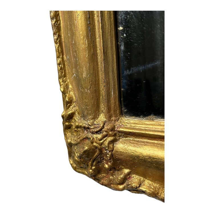 Antique Small Antique Swedish Gilt Mirror II