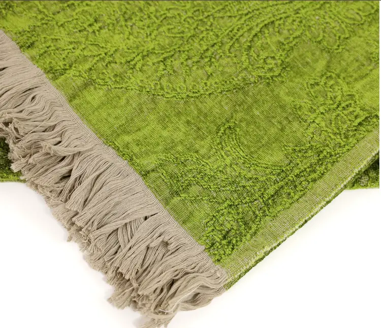 Savery Belgian Throw in Green