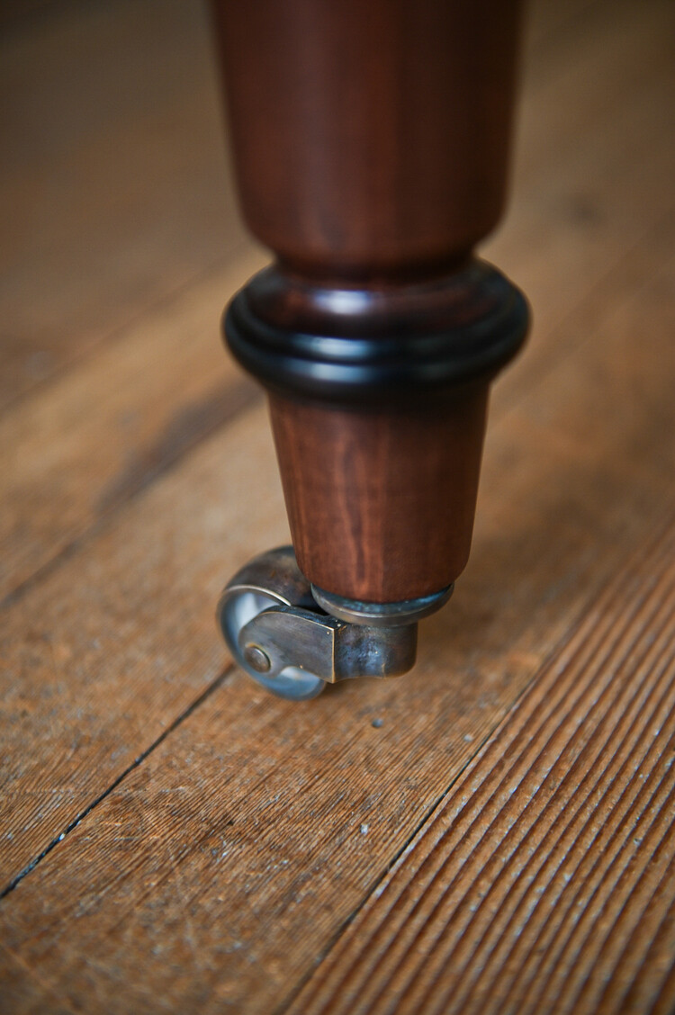 John Derian Fritillaria Chair in Linen with Special Vintage Tibetan Textile