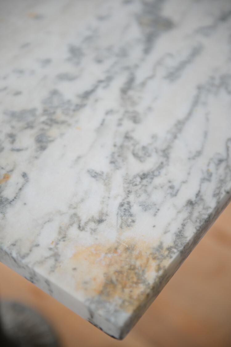 Antique Antique Marble Top Conservatory Table