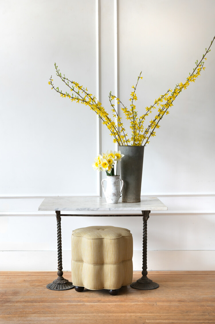 Vintage Galvanized French Florist Bucket