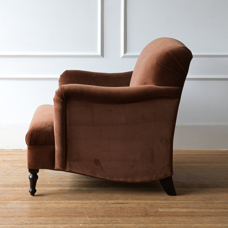 Cotswolds Chair in Caramel Supreme Velvet