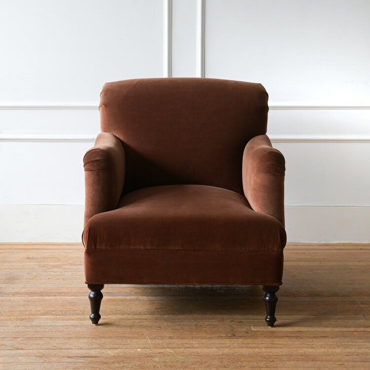Cotswolds Chair in Caramel Supreme Velvet