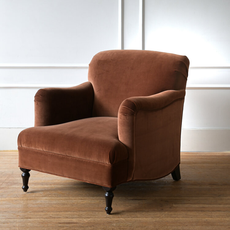 Cotswolds Chair in Caramel Supreme Velvet