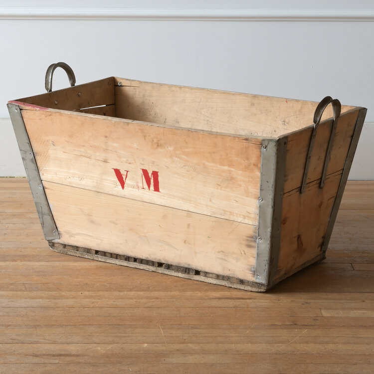 Vintage Vintage "VM" Champagne Crate