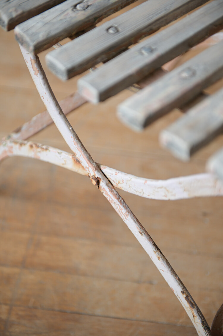 Antique Vintage Slatted Garden Table & Chairs