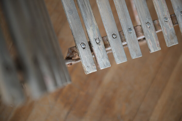Vintage Slatted Garden Table & Chairs