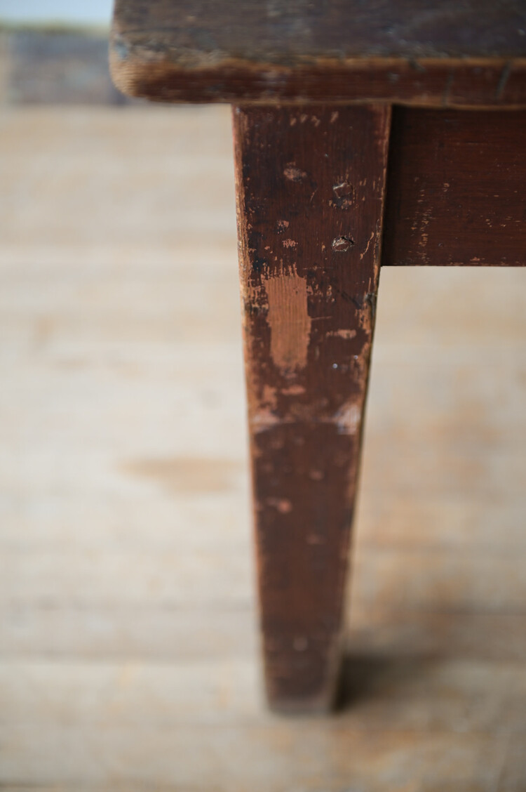 Antique Rustic Burgundian Dining Table