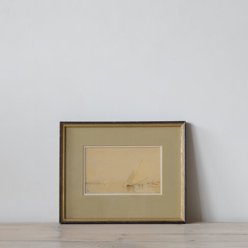 Vintage Vintage Seascape Painting