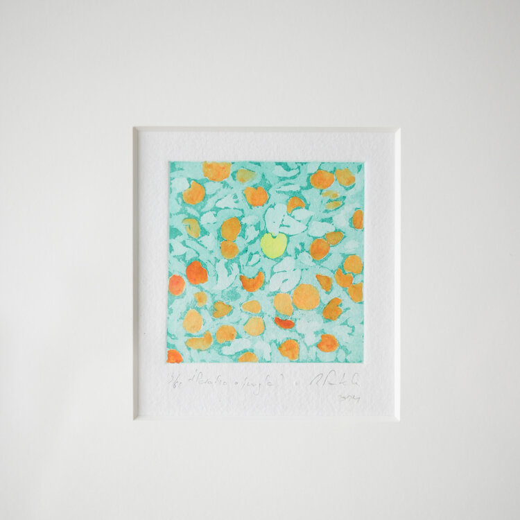 Limited Intaglio Print "d'Paradiso a Jungle"