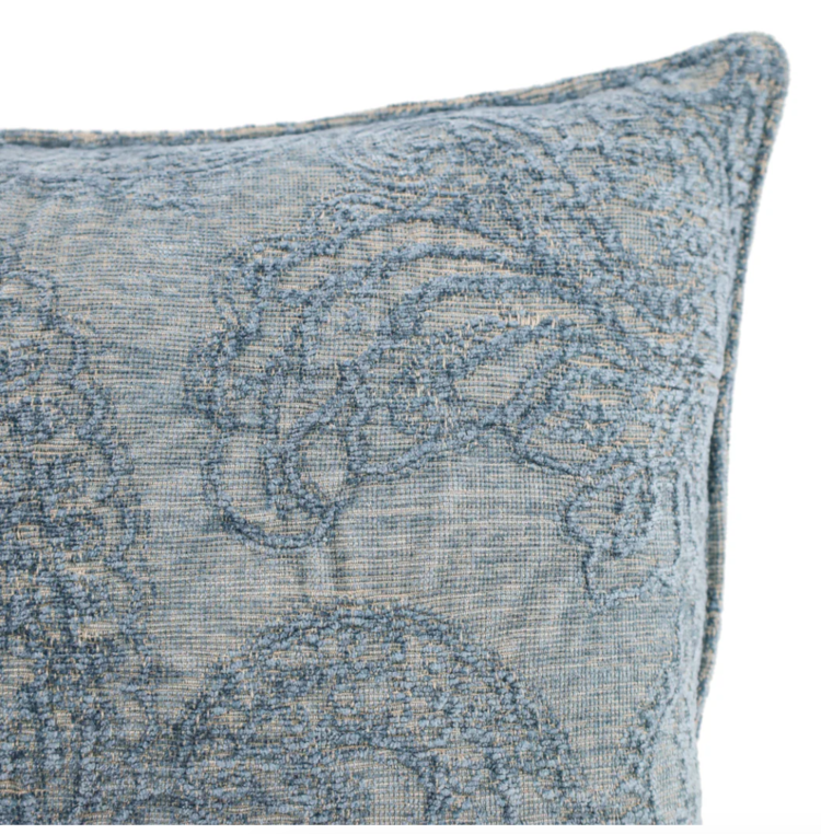 Savery Cushion in Blue 19x19"