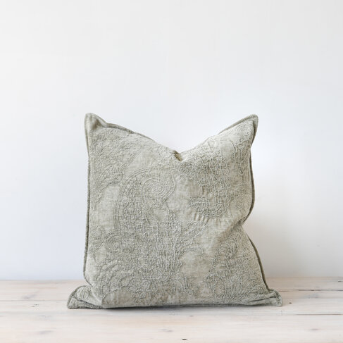 Savery Cushion in Mink 19x19"