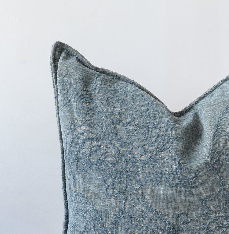 Savery Cushion in Blue 19x19"