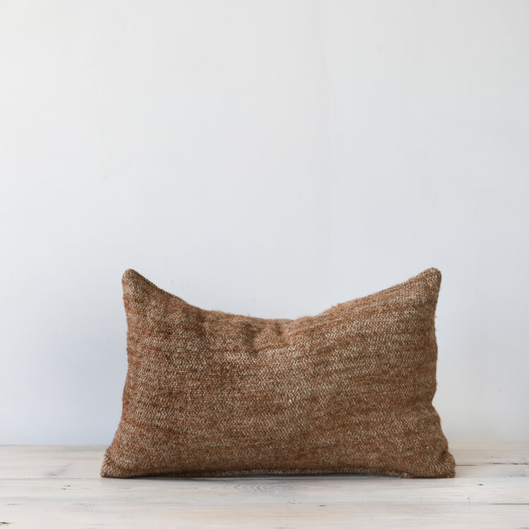 Nash Belgian Cushion in Chestnut 23"