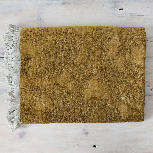 Savery Belgian Throw - Camel