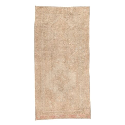 Vintage Vintage Turkish Anatolian Rug 2'X4'1"