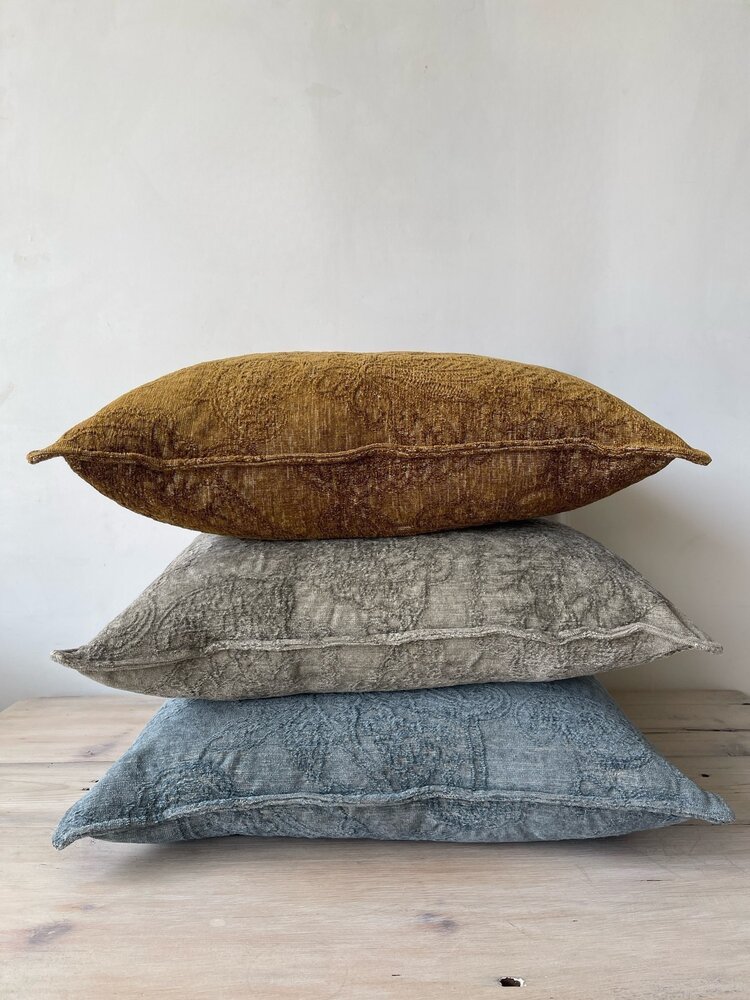 Savery Cushion in Blue 19x19"