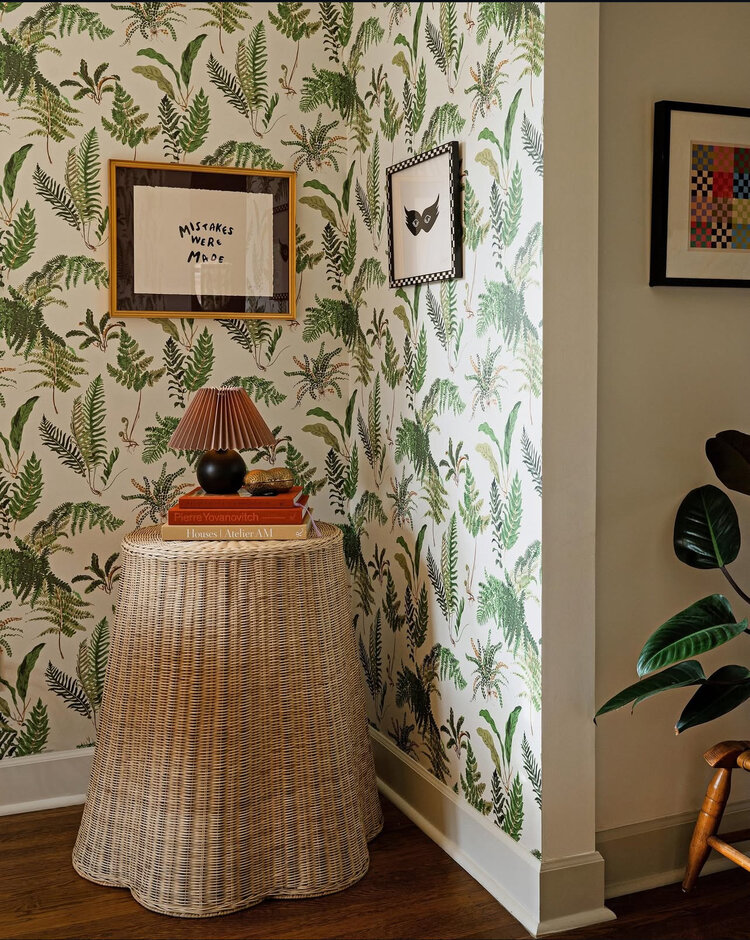 Gild & Co. Context Side Table, natural rattan