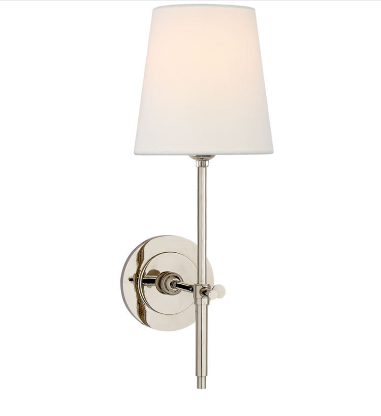 Bryant Sconce with Linen Shade