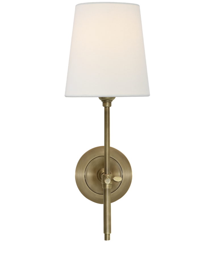 Bryant Sconce with Linen Shade