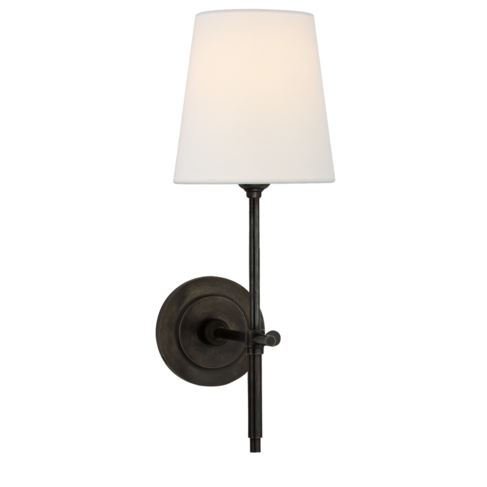 Bryant Sconce with Linen Shade (2 in stock)