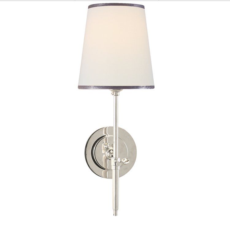 Bryant Sconce with Linen Shade