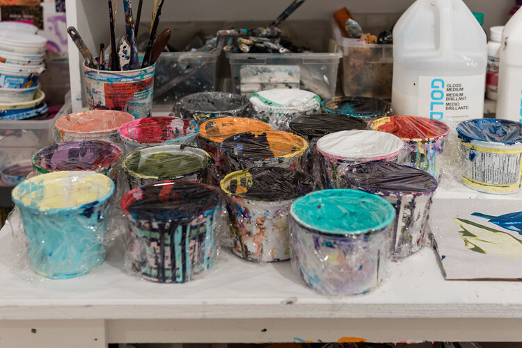 “Petite Oil” painting