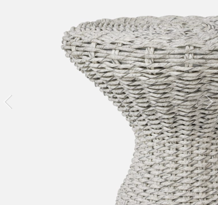 Viv Outdoor Drinks Table - faux wicker