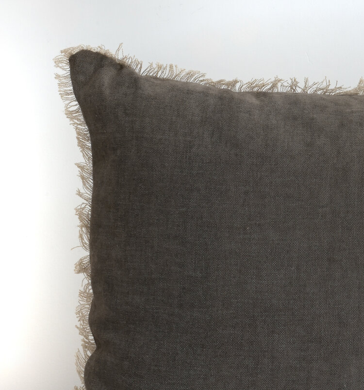 Bérengère Leroy Verone Cushion in Arabica